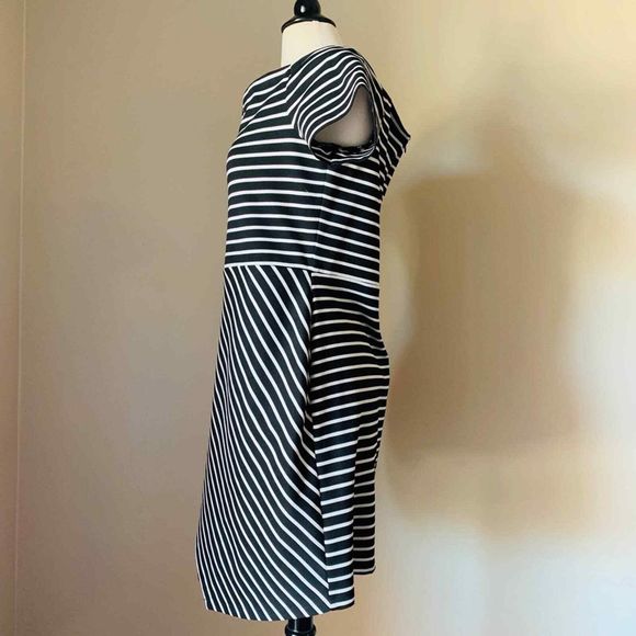 1. State Dress Women XL Striped Black/White - Picture 3 of 6